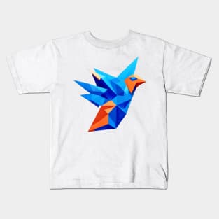 Tangram Bird Kids T-Shirt